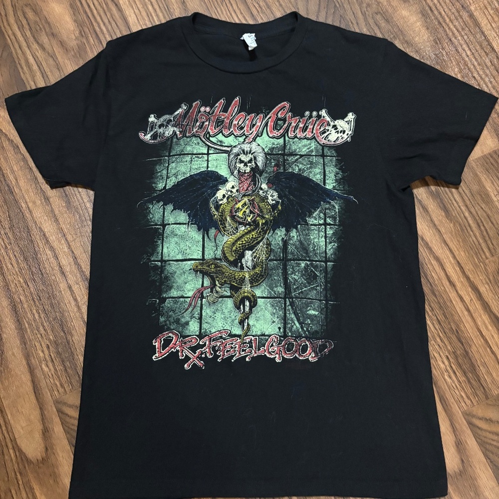 Motley Crew 1989 Album Dr Feel Good Tee * Men Size Small.